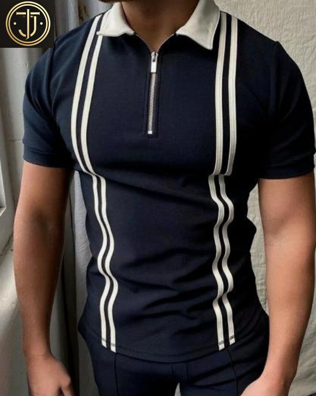 Color Zip Polo