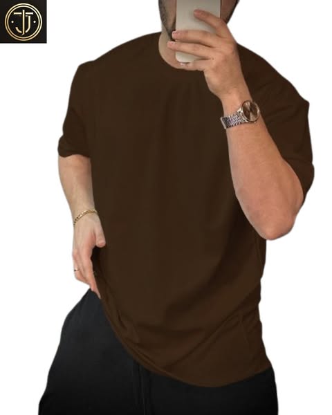 Plain Drop Shoulder Tee